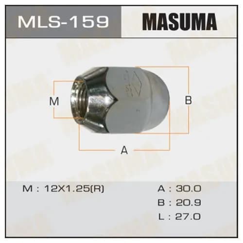Гайка крепления колеса Masuma Mls159