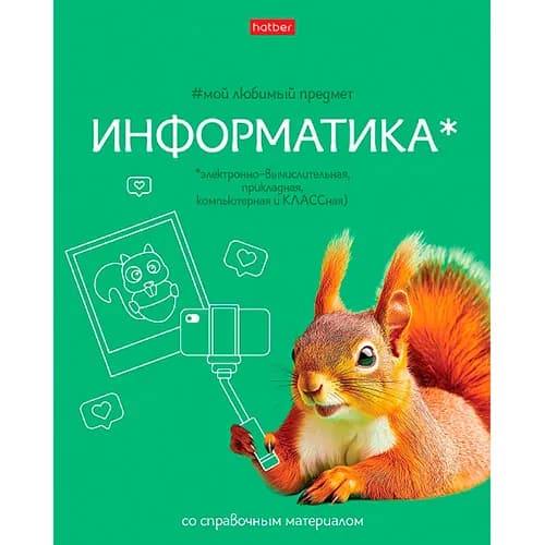 Тетрадь предметная информатика 48 листов Мой любимый предмет в клетку