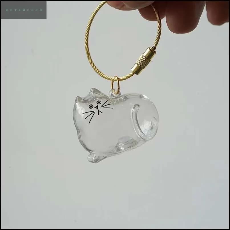 Прозрачный ящик для хранения кошачьего меха с подвесным подарком на память любителей домашних кошек, 1 шт