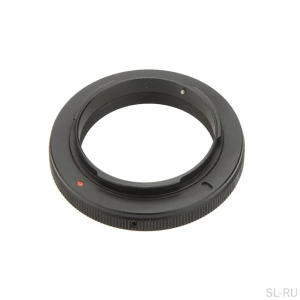 Адаптер-объектив для телефотообъектива T/T2 для камер Nikon AI Mount, черный, из металла, в комплекте с мини-гайкой-шестеренкой