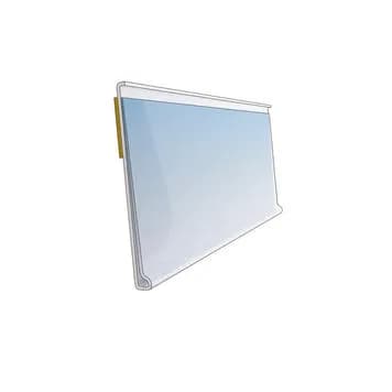 КОМПЛЕКТ Ценникодержатель полочный самоклеящийся DBR39, длина 100мм вспененный скотч, БЕЛЫЙ - 5шт
