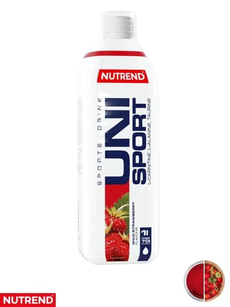 Изотоник UNISPORT Nutrend 1000 мл, земляника