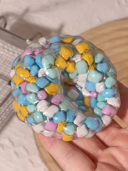 Мягкий антистресс мяч с цветными камнями, игрушка для снятия стресса
