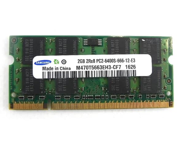 Samsung Оперативная память DDR2 2GB SO-DIMM 800 Mhz PC-6400 DDR2, 800 МГц, 1 x 2 ГБ (для ноутбука)