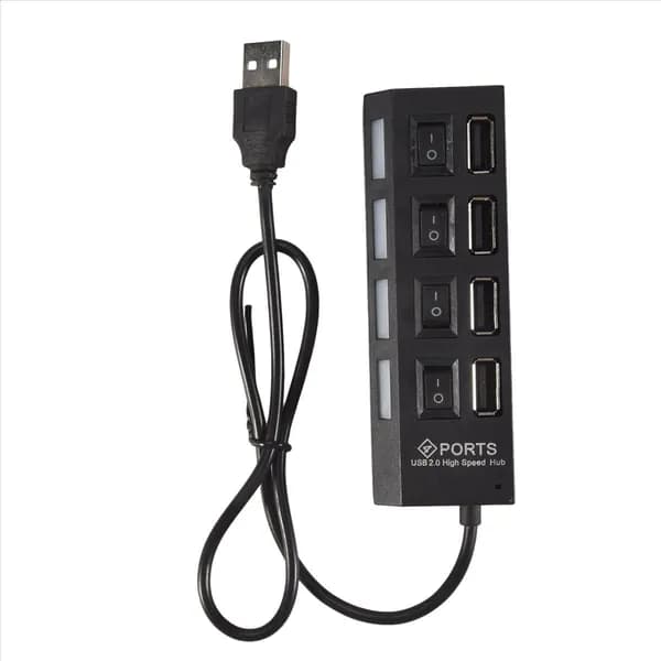 Порт USB4 2 Разветвитель с переключателем HUB 4-канальный независимый переключатель Концентратор USB2.0 Многофункциональный