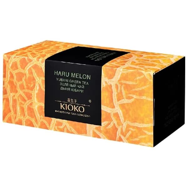 Чай KIOKO HARU MELON Зелёный с ароматом дыни (25пак.г) 50г