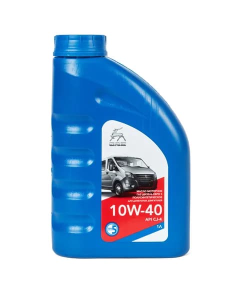 ГАЗ 10W-40 Масло моторное, Полусинтетическое, 1 л