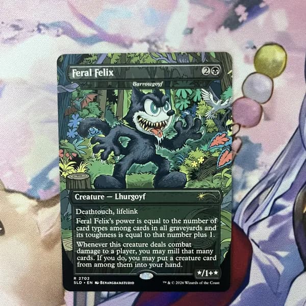 Кастомные прокси-карты высокого качества, MTG PROXY CARDS фойловые карты не, стандартный размер Feral Felix 2702