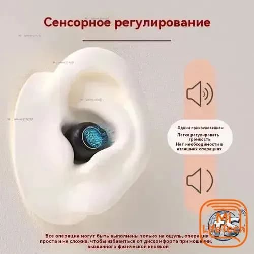 xiaomi Слуховой аппарат для пожилых внутриушной усилитель звука черное