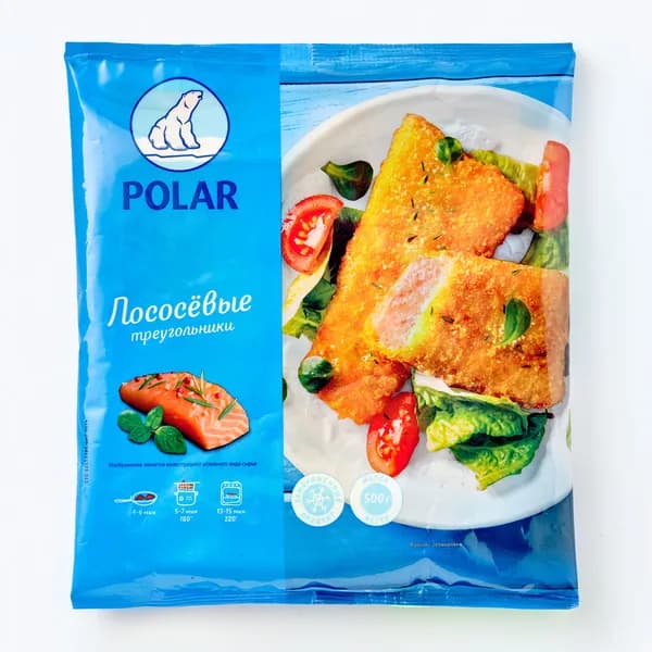 Лососевые треугольники в панировке 500 г, Polar, замороженные