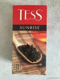 чай черный байховый цейлонский TESS SUNRISE для разовой заварки 25х2г
