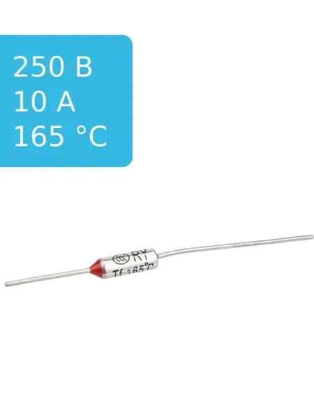 Термопредохранитель 165 С 10A