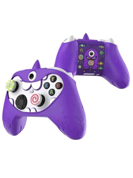 PlayVital чехол MonoEye Monster для Xbox Series X/S, милый силиконовый антискользящий кейс с накладками и стикерами