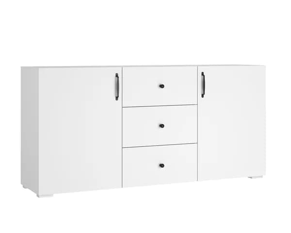 Комод с полками и ящиками "МНР 3" 160х77х40 Белый