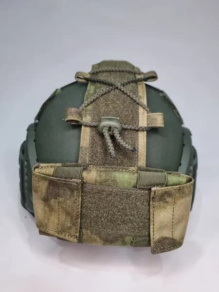 Противовес на баллистический шлем, Cordura 1000D, мох. Military Ethos
