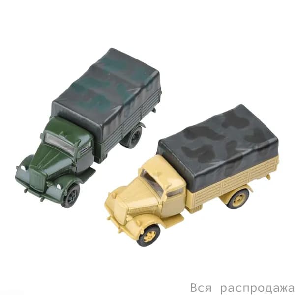 Набор из 2 моделей автомобилей 1:72 для сборки, реалистичные игрушки-головоломки для ландшафтного дизайна