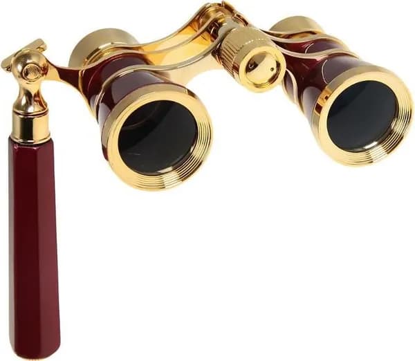 Бинокль Veber Opera БГЦ 3x25 лорнет красный