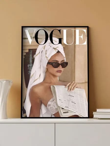 Стильный постер Vogue без рамы (29,7х42см)
