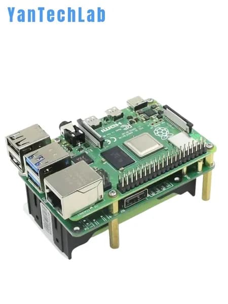 Комплект расширения аккумуляторной батареи Raspberry Pi4b/3b + 18650 для бесперебойного питания ИБП
