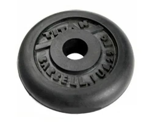 Диск блин обрезиненный TITAN Barbell 1,25 кг d26 для штанги и гантелей
