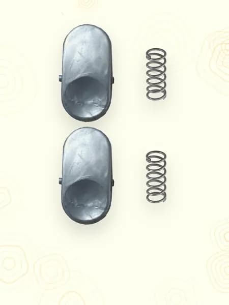 2 шт. Серебристый фиксатор для пылесоса, пластиковая запчасть