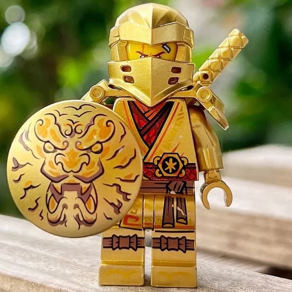 Фигурка Ninjago Ниндзяго, Золотой Ниндзя Кай, конструктор