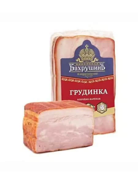 Грудинка копчено-вареная Бахрушинъ Столичная 300 г