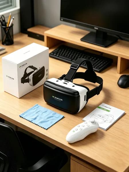 Виртуальные VR - очки сверхреального уровня / с игровой ручкой