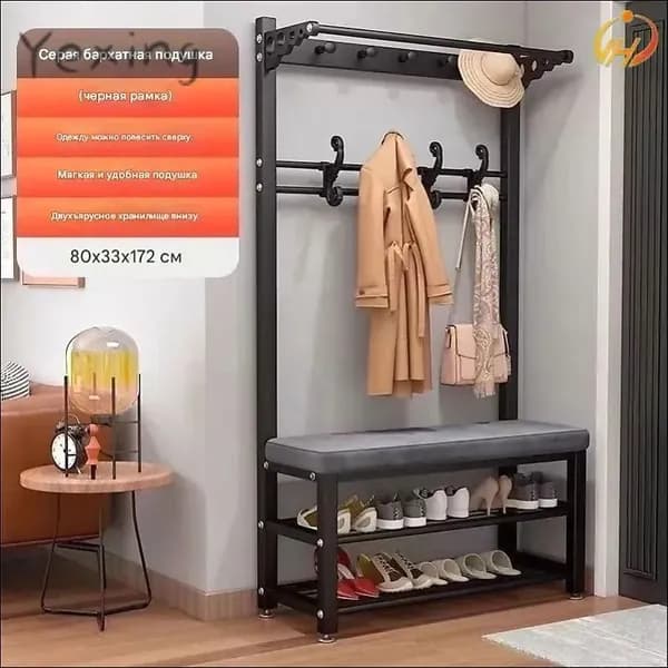 Комплект мебели для прихожей, черный