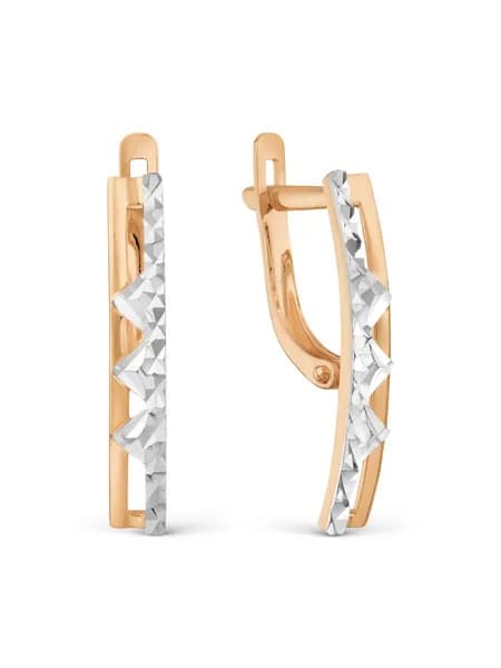 Серьги женские серебряные 925 пробы, KARATOV