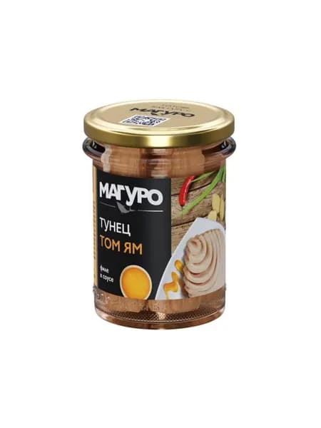 Магуро Тунец полосатый филе в соусе Том Ям, 200 г