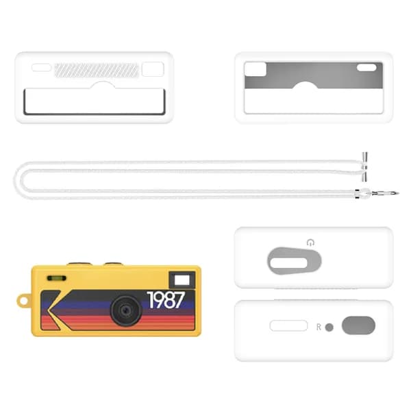 Силиконовый чехол для камеры Kodak Charmeira Keychain, белый, противоударный