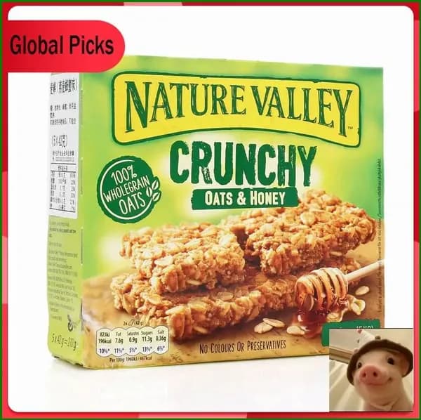 Премиумнабор Nature Valley, ассорти батончиков из овса, 210 г