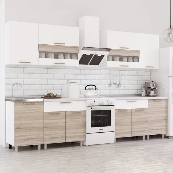 BTS Кухонный гарнитур, ЛДСП ,240х60х216.6см