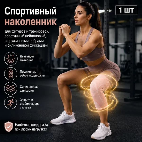 MASEDA Наколенники для приседаний, размер: M