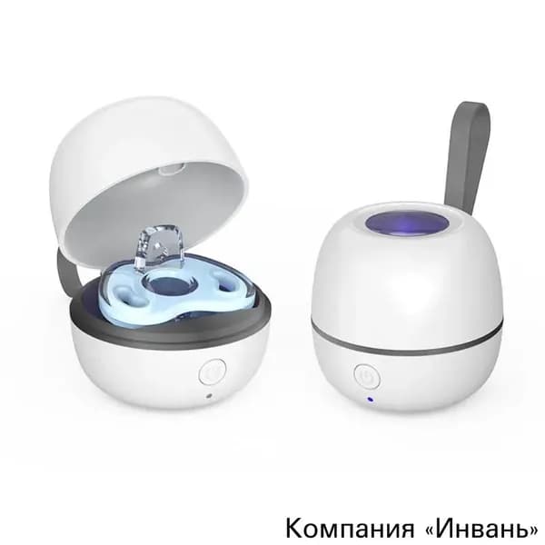 Стерилизатор для сосок уф для дезинфекции / аппарат для стерилизации пустышек и детских принадлежностей ультрафиолетом / контейнер для сосок и пустышек, футляр/2.5w