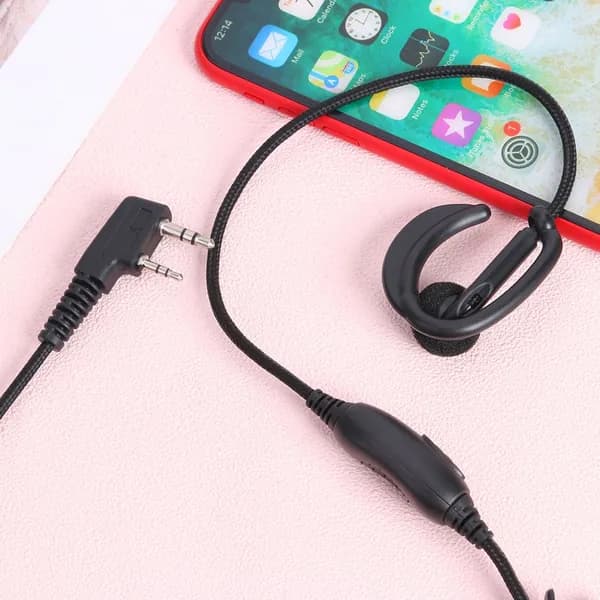 2-контактные гарнитуры с PTT-микрофоном для раций Baofeng и Kenwood