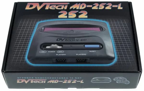Игровая консоль DVTech MD lit (252 встроенных игр) (4650134252125)