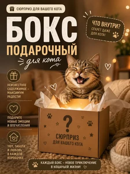 кошачий подарочный бокс 11