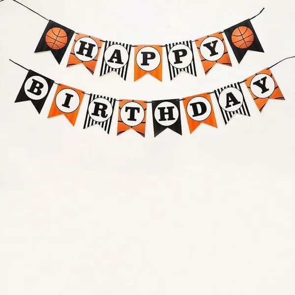 Праздничная гирлянда на день рождения с надписью Happy Birthday, мультяшный баннер с хвостиками для украшения детской комнаты и вечеринки