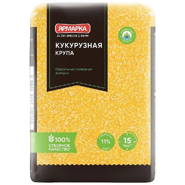 Крупа ЯРМАРКА кукурузная 600г