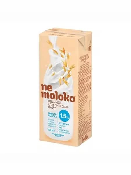 Растительный напиток Nemoloko овсяный классический 1,5% 200 мл