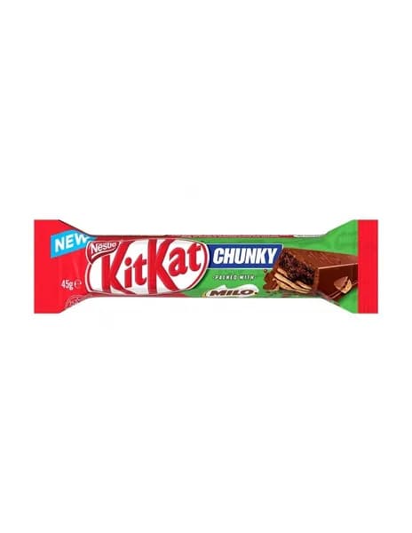 Шоколадный батончик Kit Kat chunky milo 38г