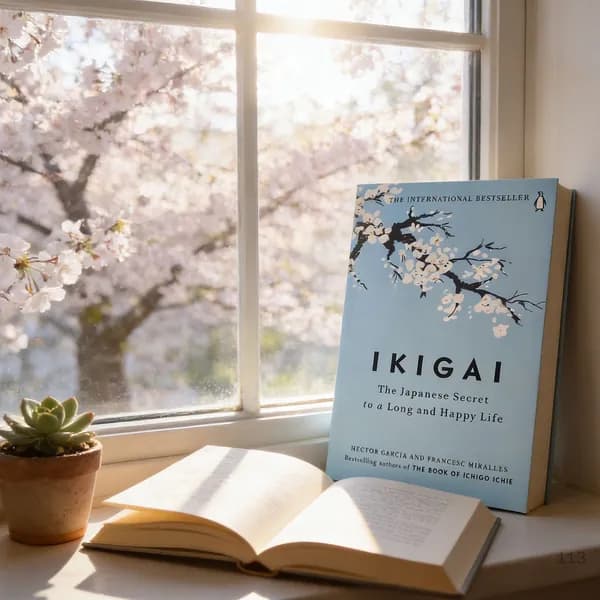 Книга о японской философии счастья Ikigai
