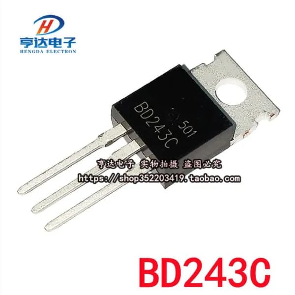 10 шт. BD243C TO-220 6A/100V NPN BD243 Электроника чип