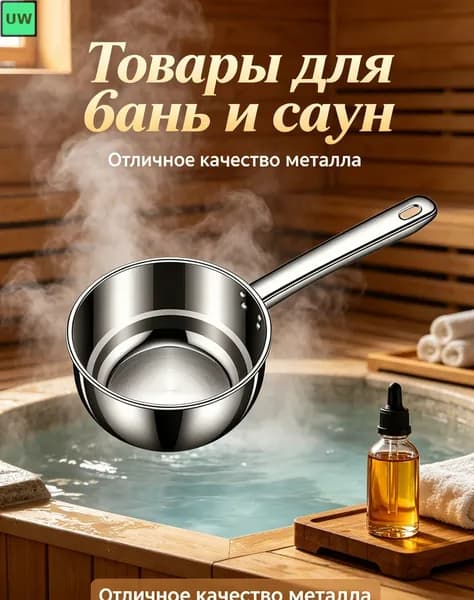Бондарное изделие для бани Шайка, 1.6 л