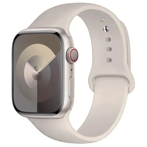 Силиконовый ремешок для Apple Watch 41 мм 40 38 мм, спортивный ремешок для iwatch 7 se 3 5 6 8 9