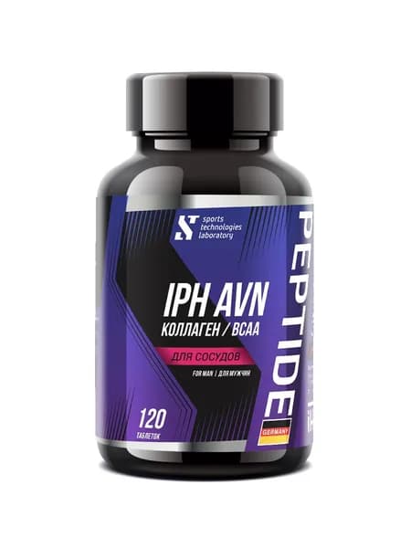 Аминокислотный комплекс BCAA IPH AVN Collagen STL, 120 табл. / BCAA таблетки + коллаген + пептиды