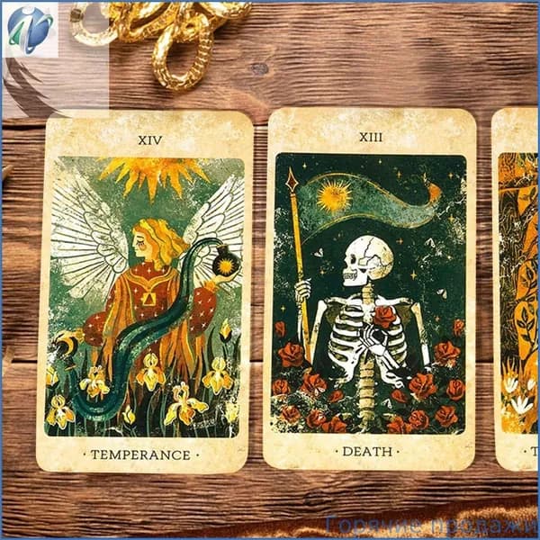 Карты Таро, The Solar Kingdom Tarot Cards A 78 Deck, издание для гадания на английском языке, игры в