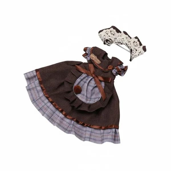 Одежда для BJD-куклы с головным убором, Многослойный комплект